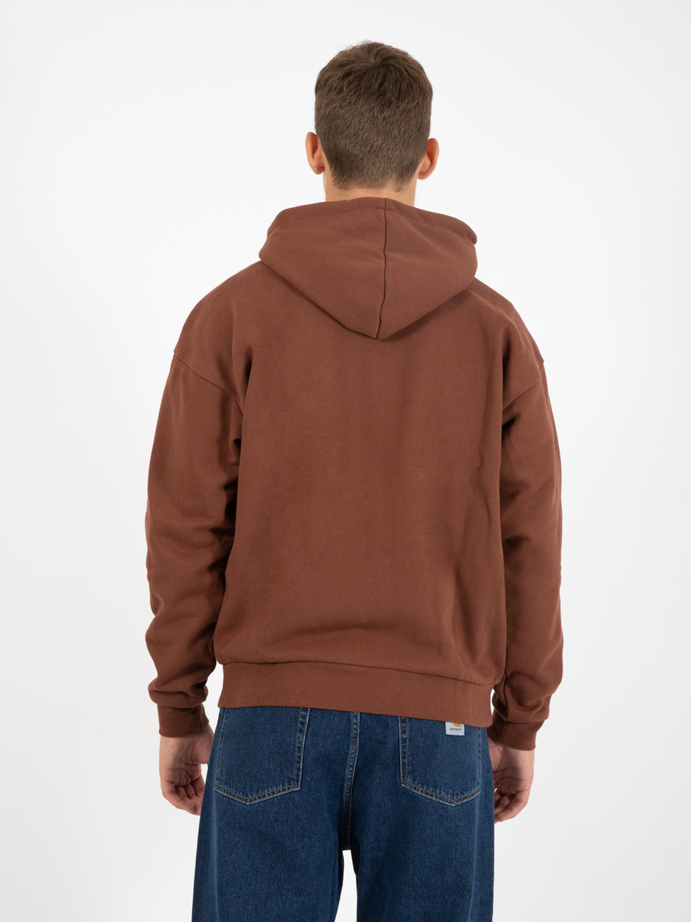 Felpa Icon Extra Heavy Hood Sepia