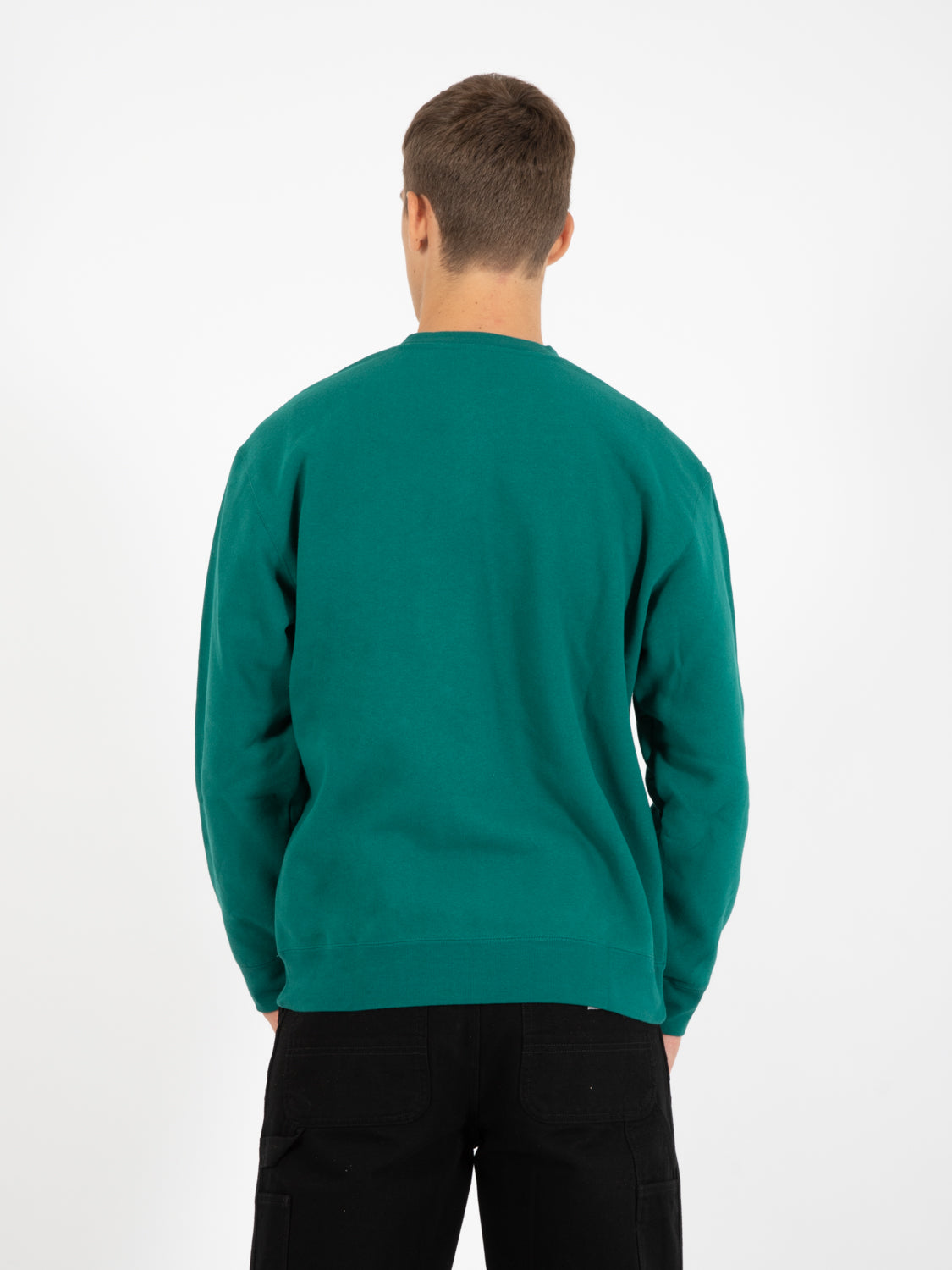 Lowercase crew adventure green sweatshirt