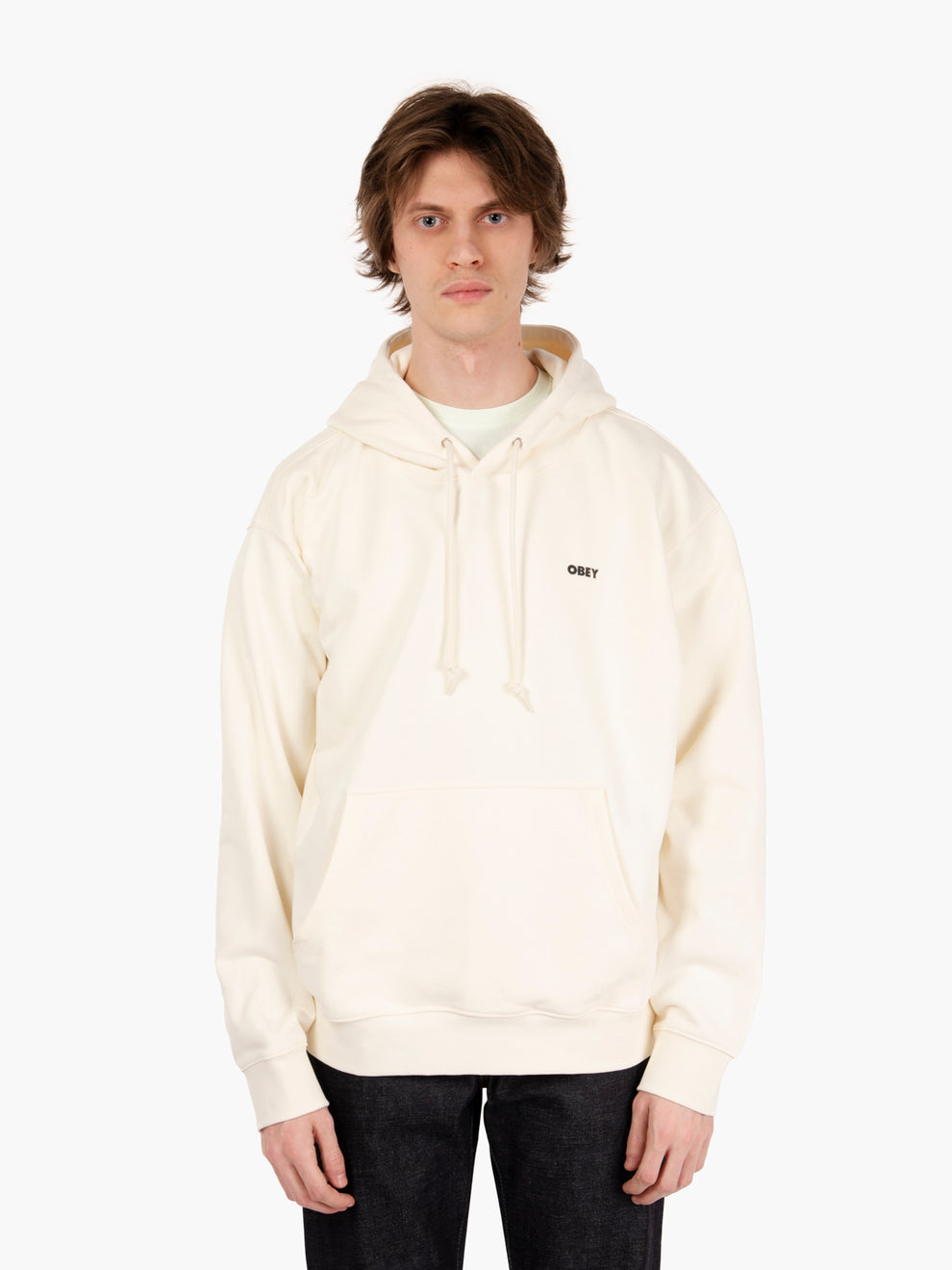 Felpa Obey Icon Flame fleece unbleach