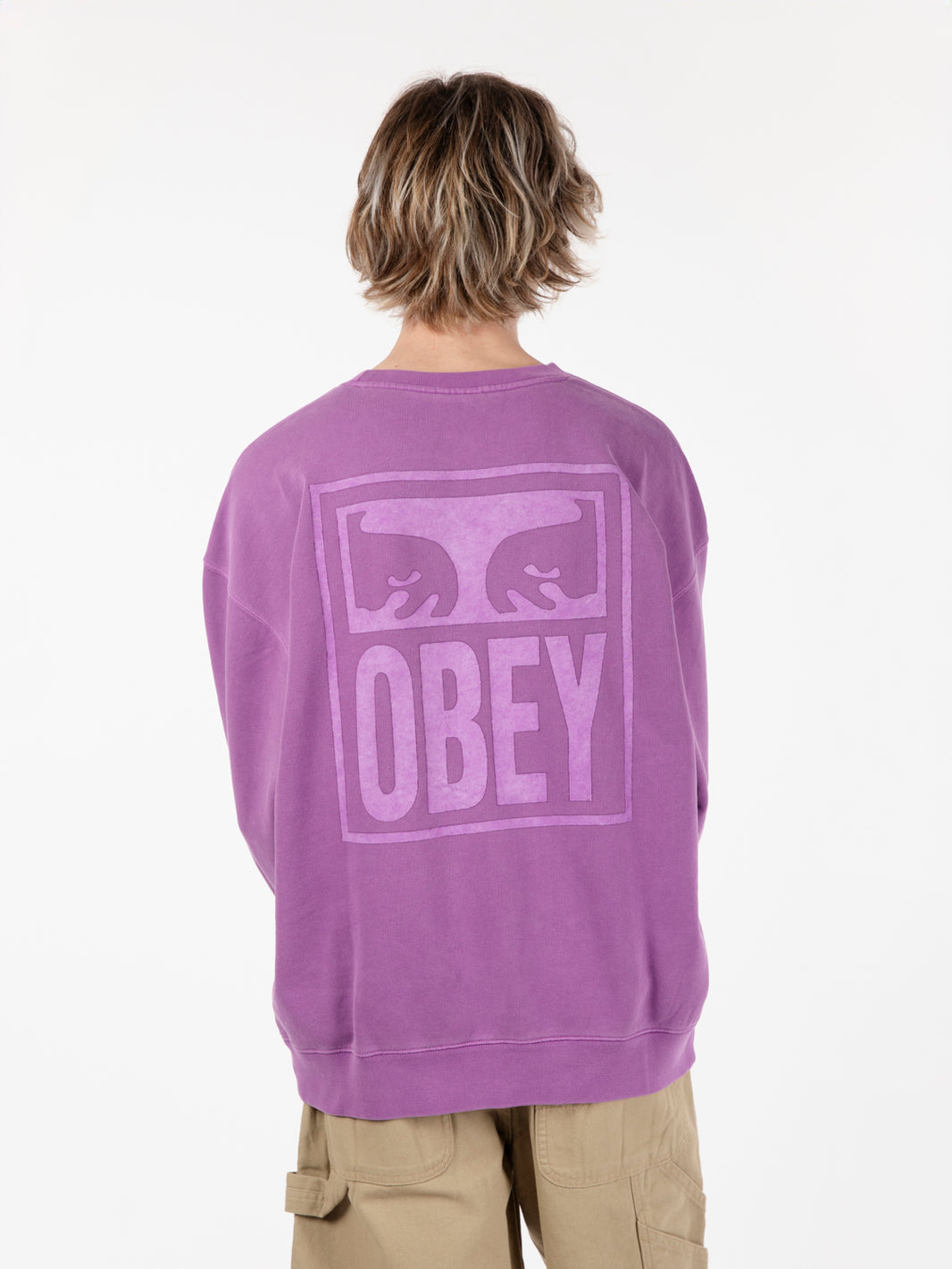 Pigment eyes icon extra heavy dewberry sweatshirt