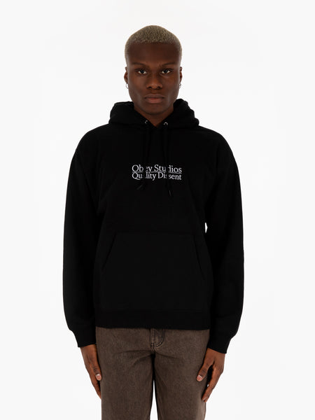 Felpa quality dissent hood black