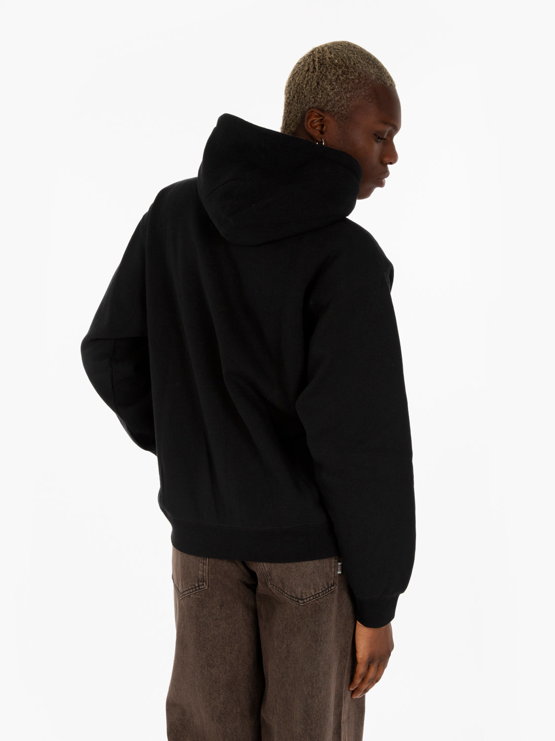 Felpa quality dissent hood black