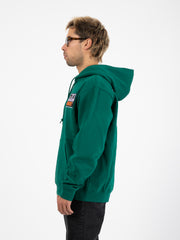 OBEY - Felpa Subvert Premium hooded fleece adventure green
