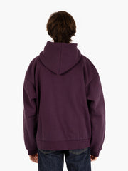 OBEY - Felt Extra Heavy Hood Fleece Plum Perfect