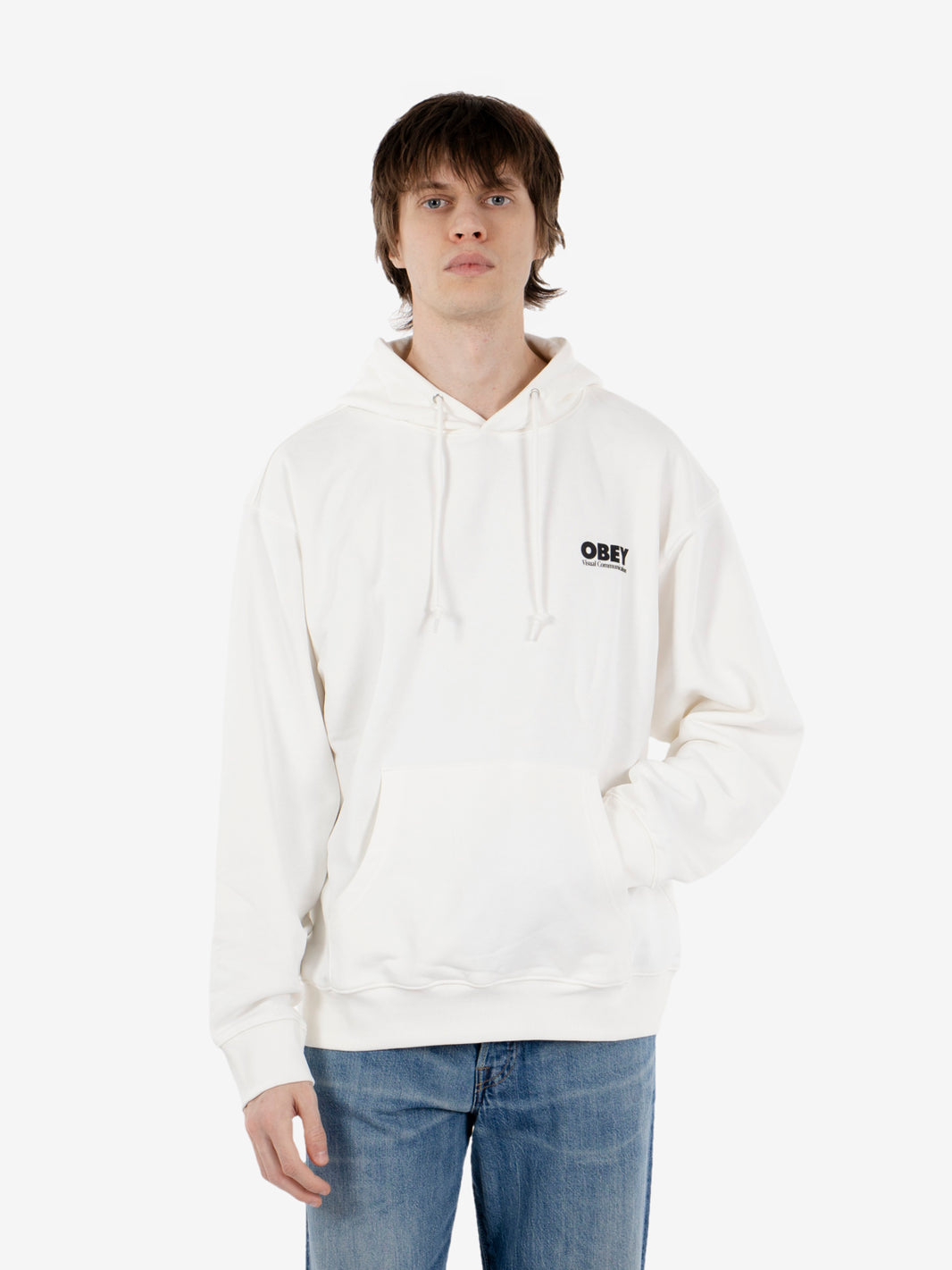 Global Systems fleece off white