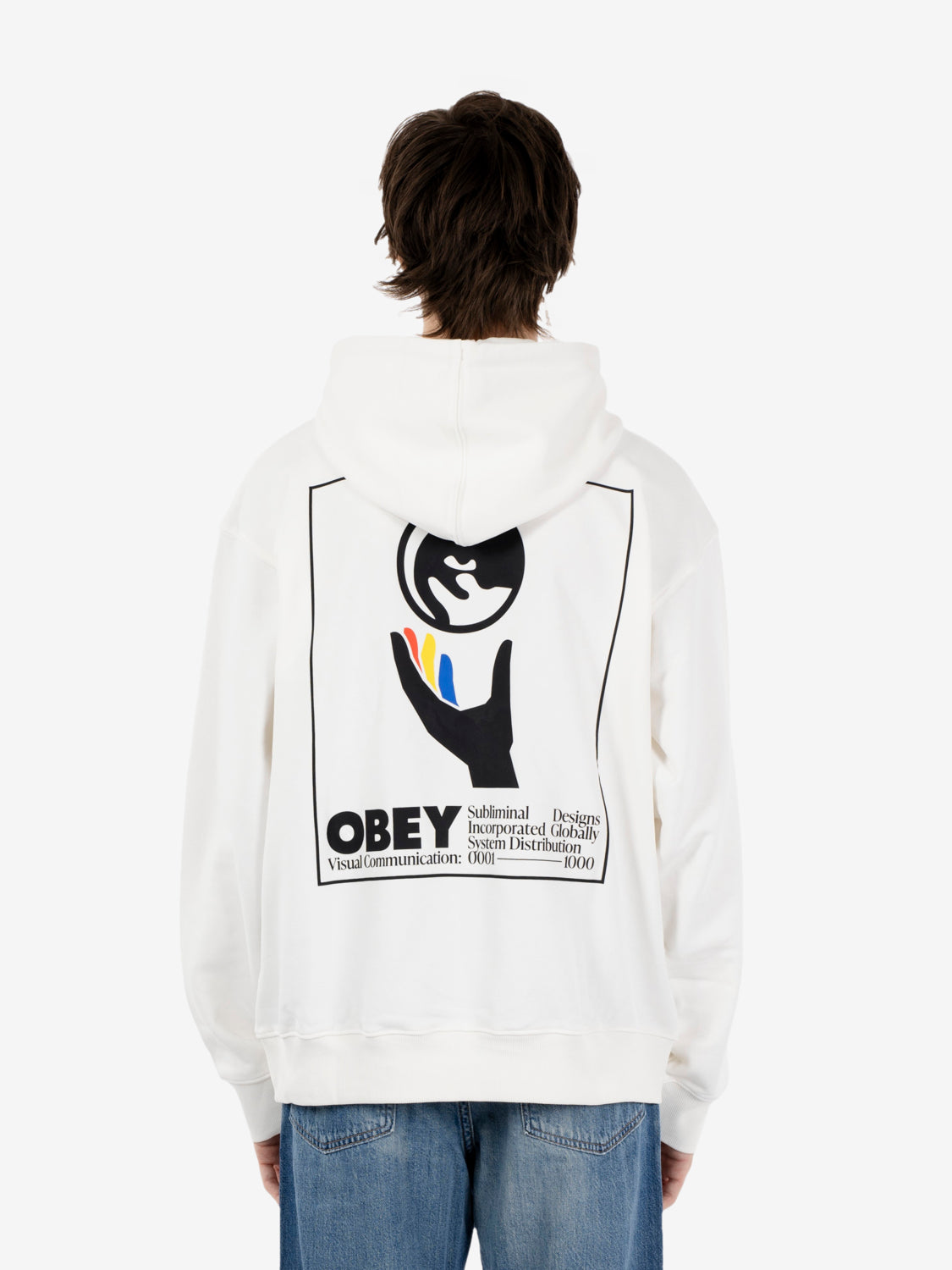 Global Systems fleece off white