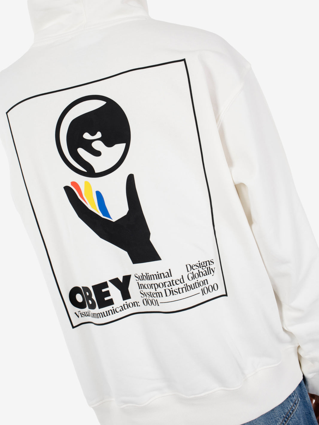 Global Systems fleece off white