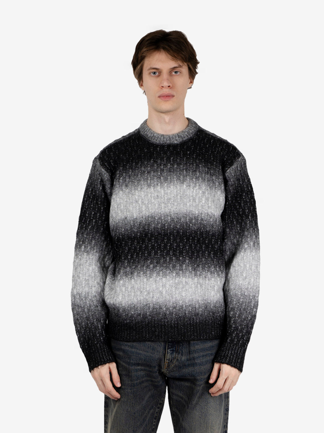 Haze gradient sweater black multi