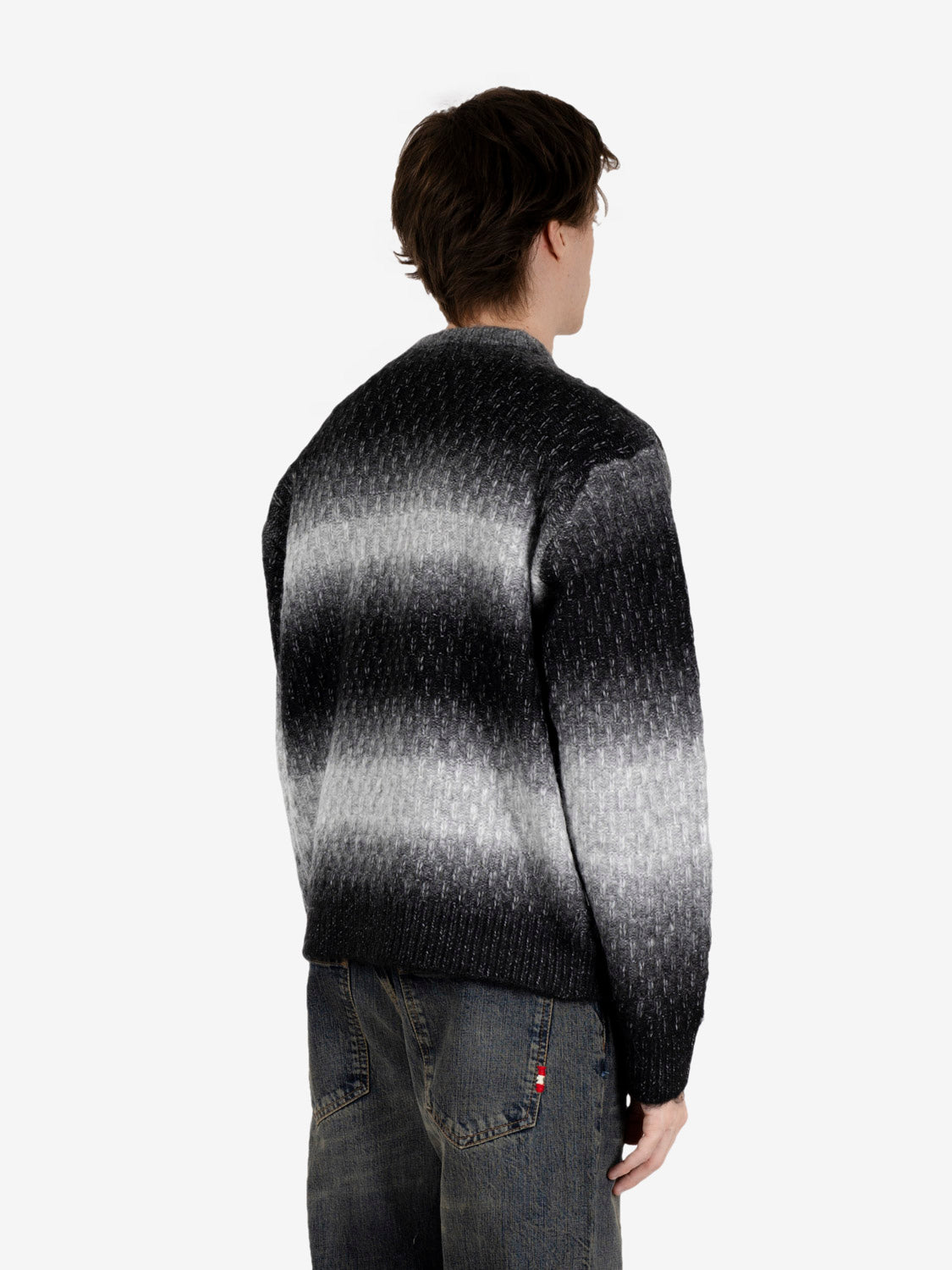 Haze gradient sweater black multi