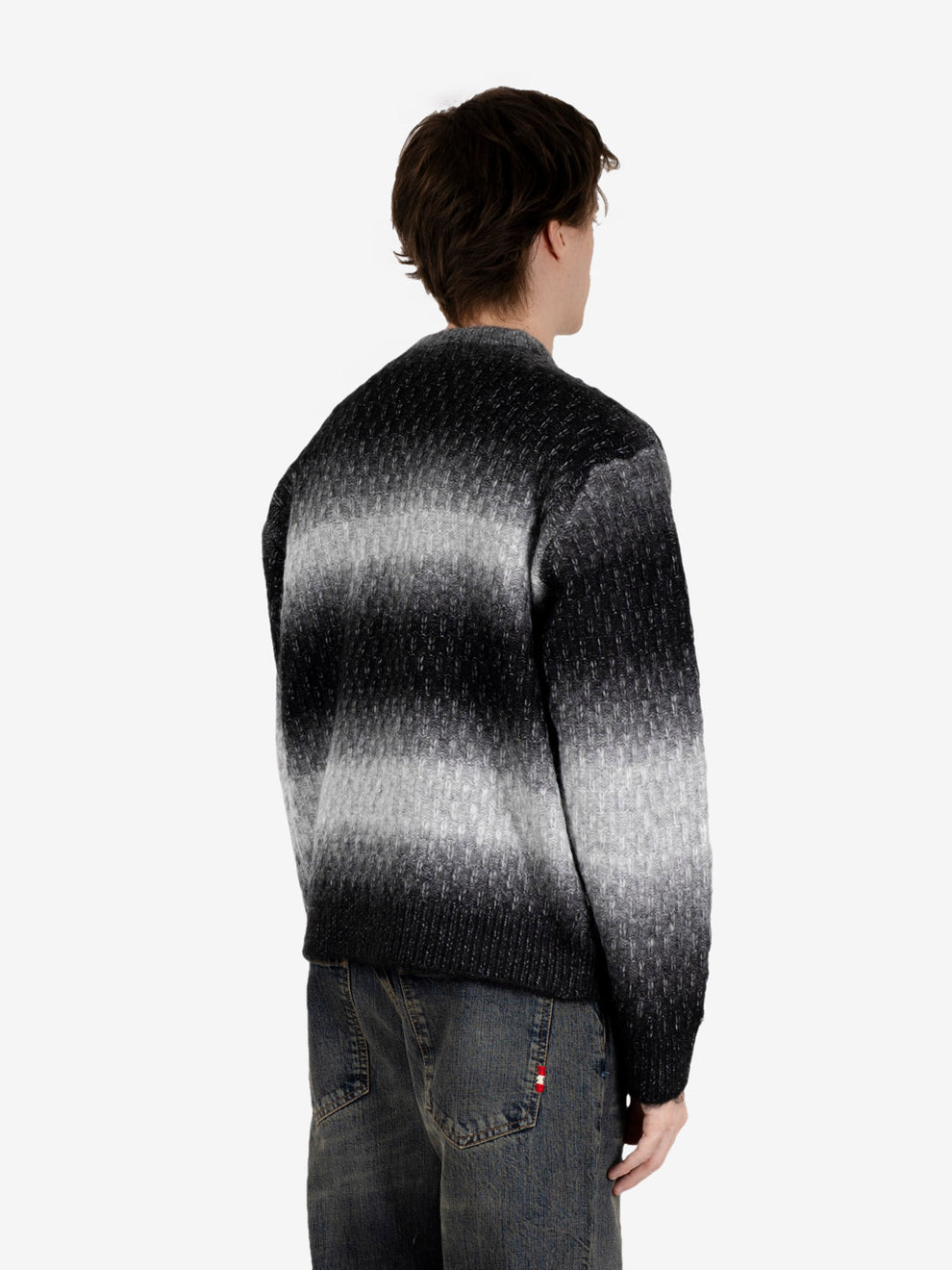 Haze gradient sweater black multi