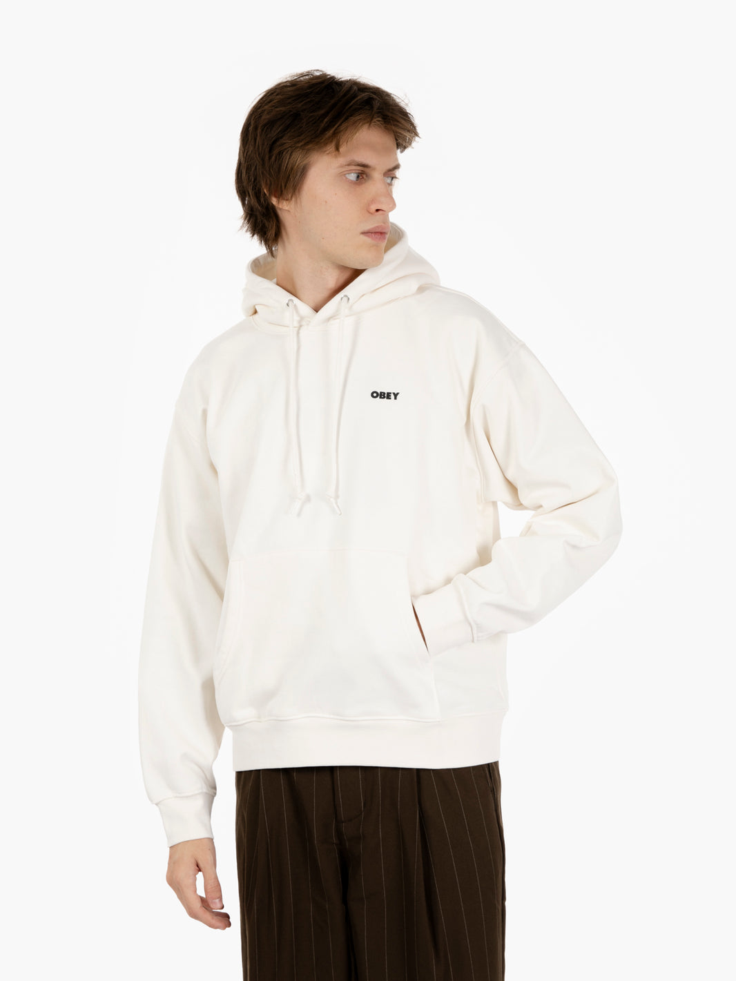 Hoody Lisbon icon fleece unbleached