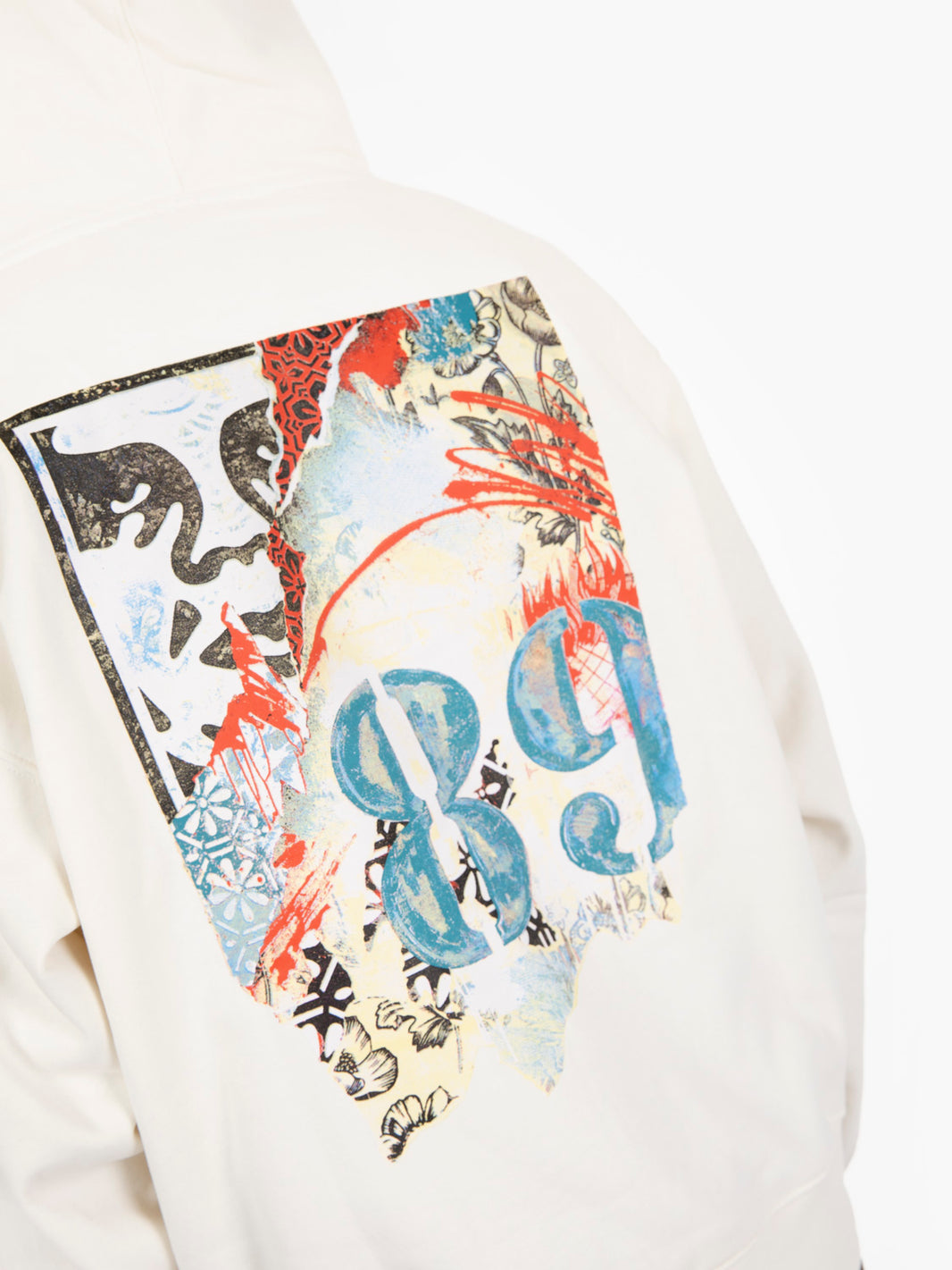 Hoody Lisbon icon fleece unbleached