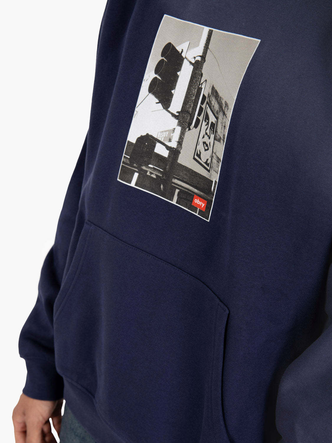 Hoody Los Angeles Photo Fleece Academy navy