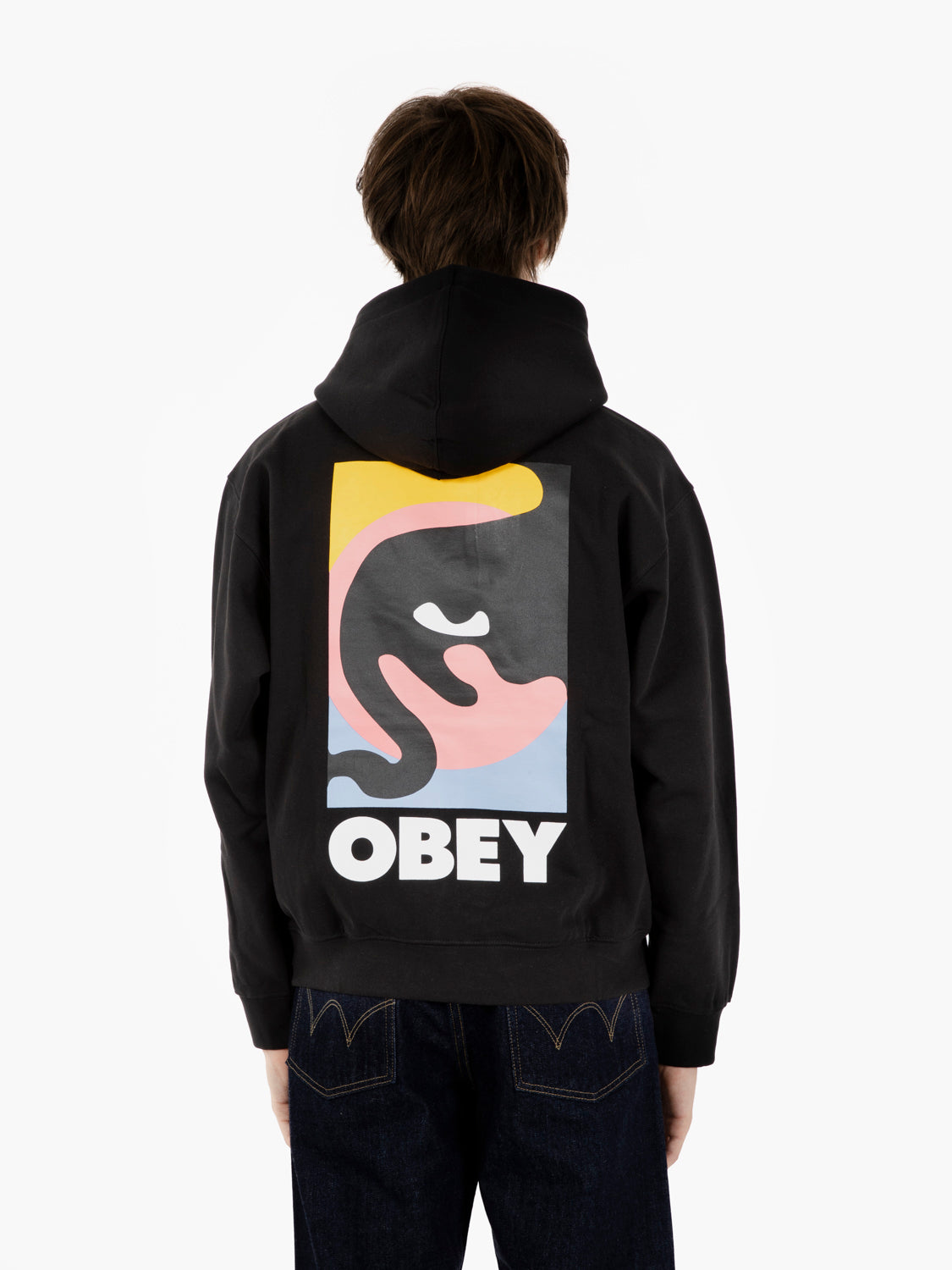 Hoody quarter icon fleece black