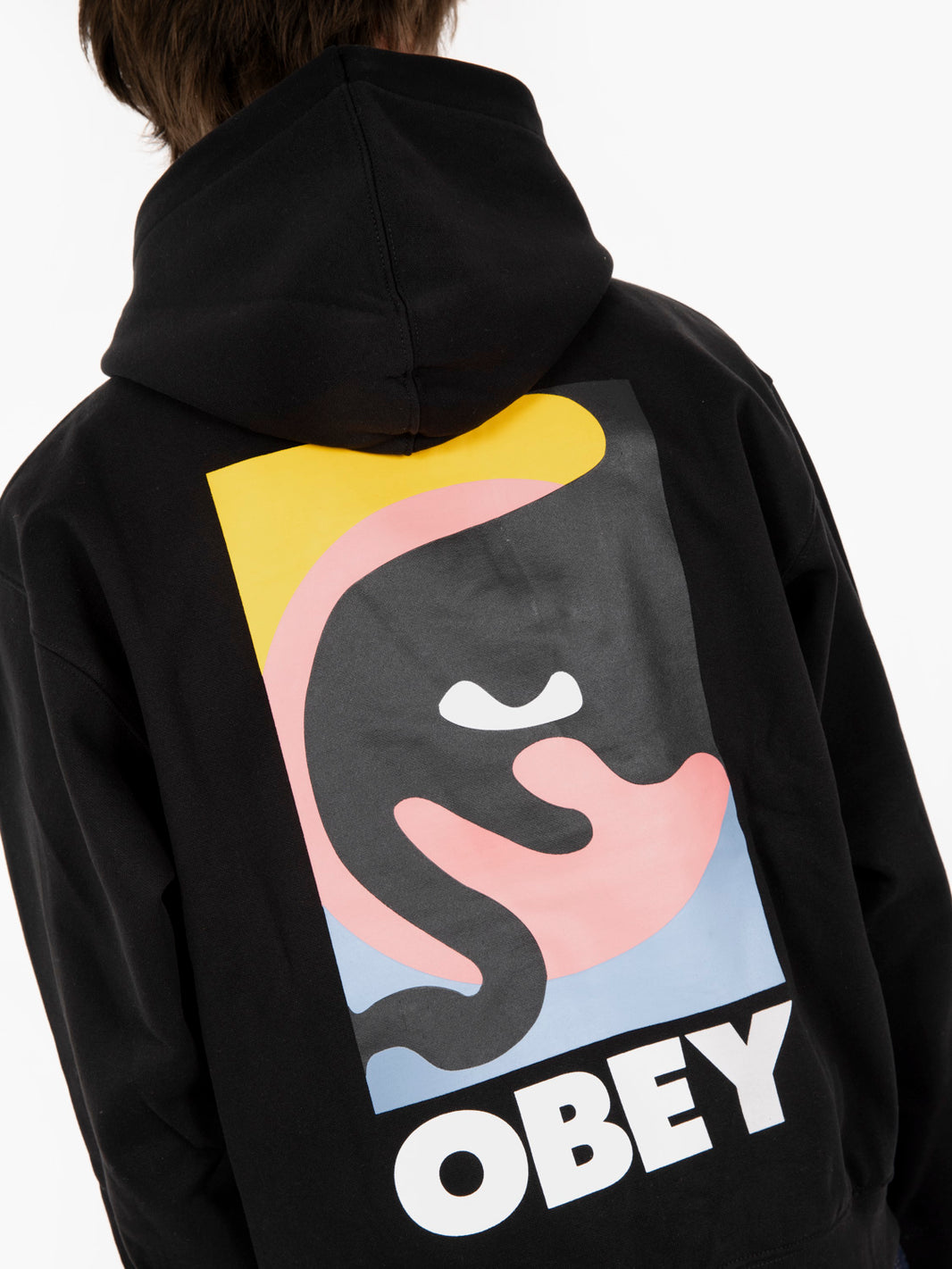 Hoody quarter icon fleece black