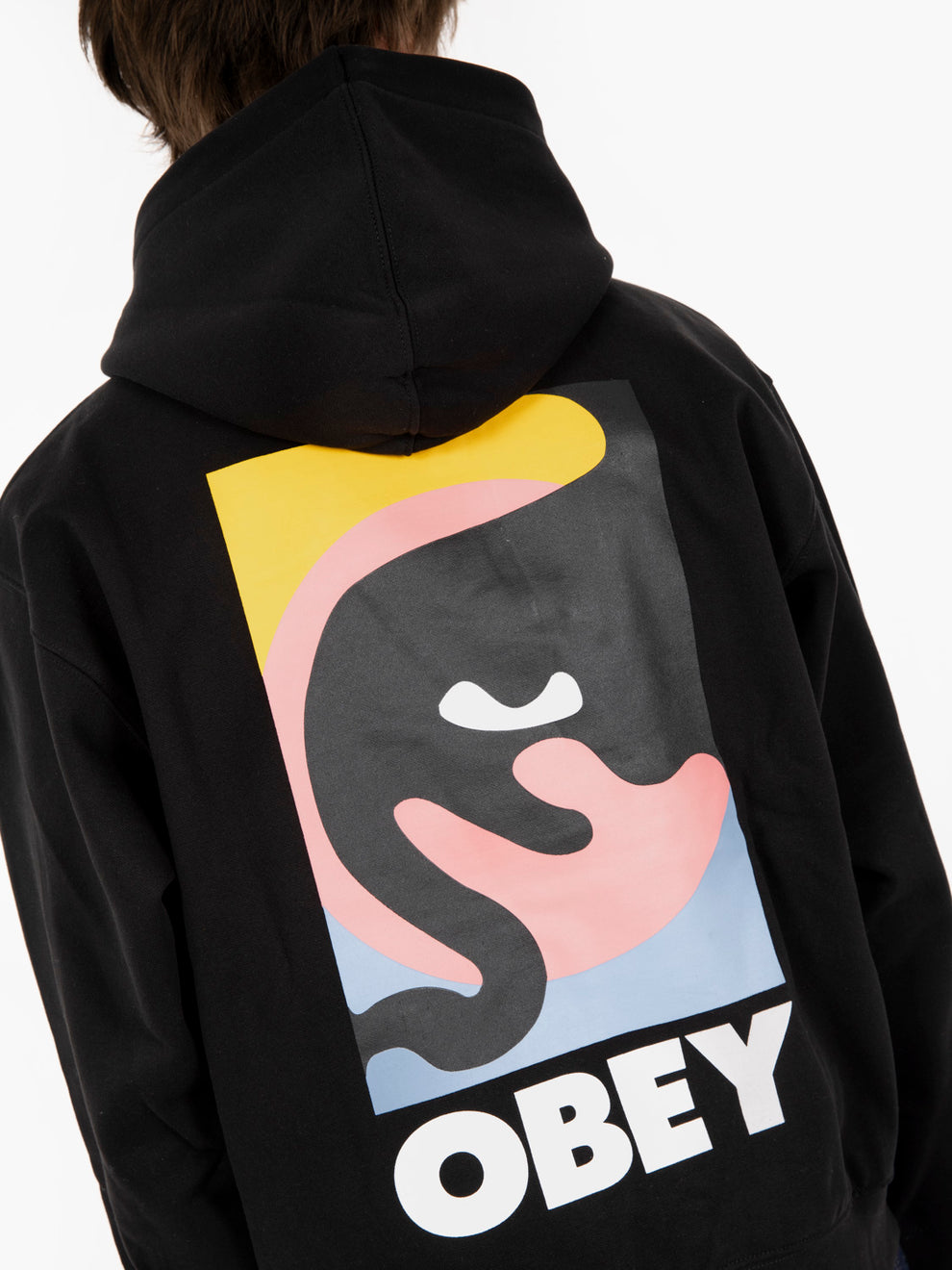 Hoody quarter icon fleece black