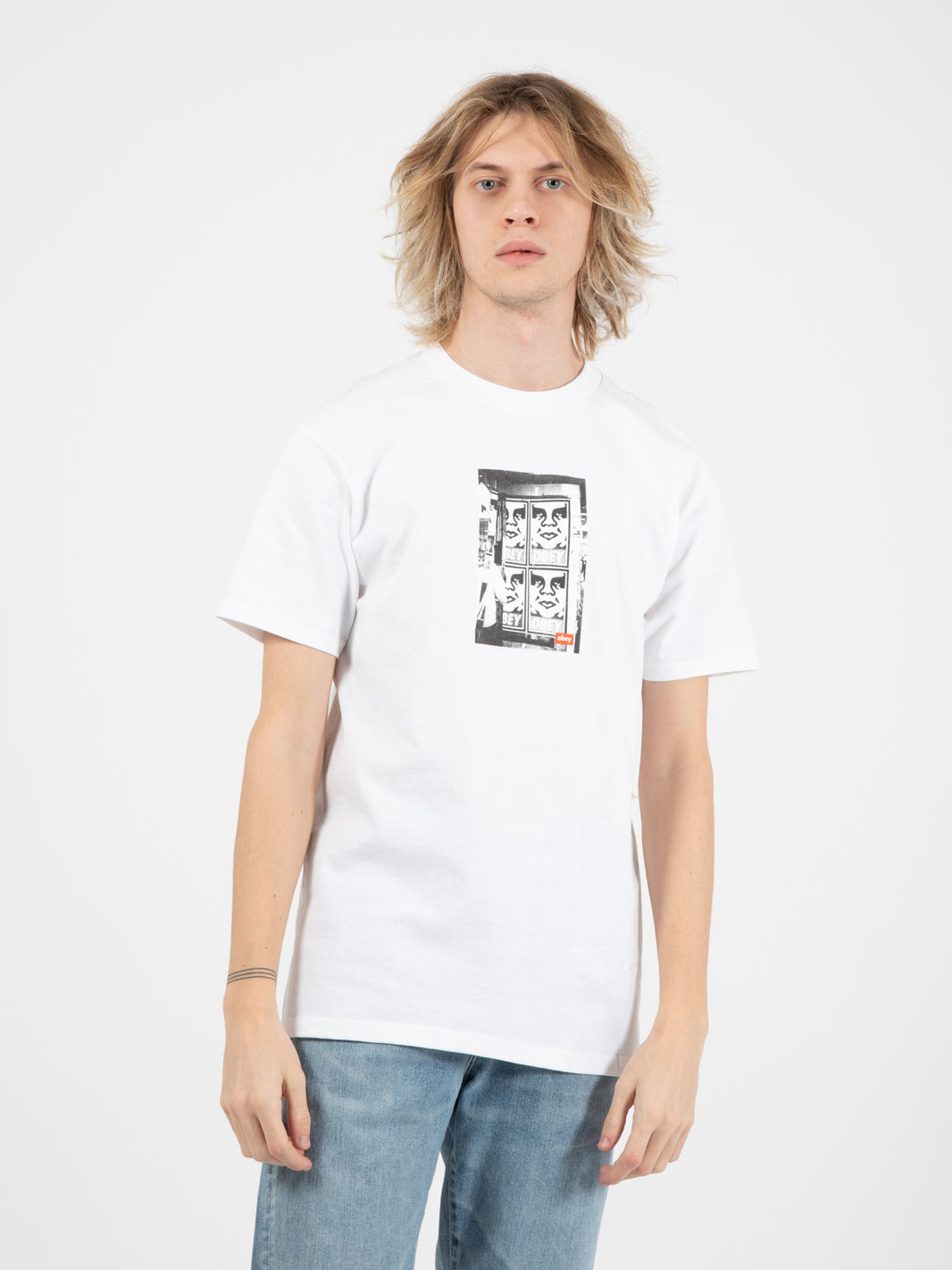 Iconic photo classic tee white