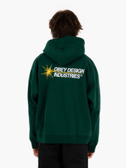 OBEY - Industries hoodie fleece rain forest