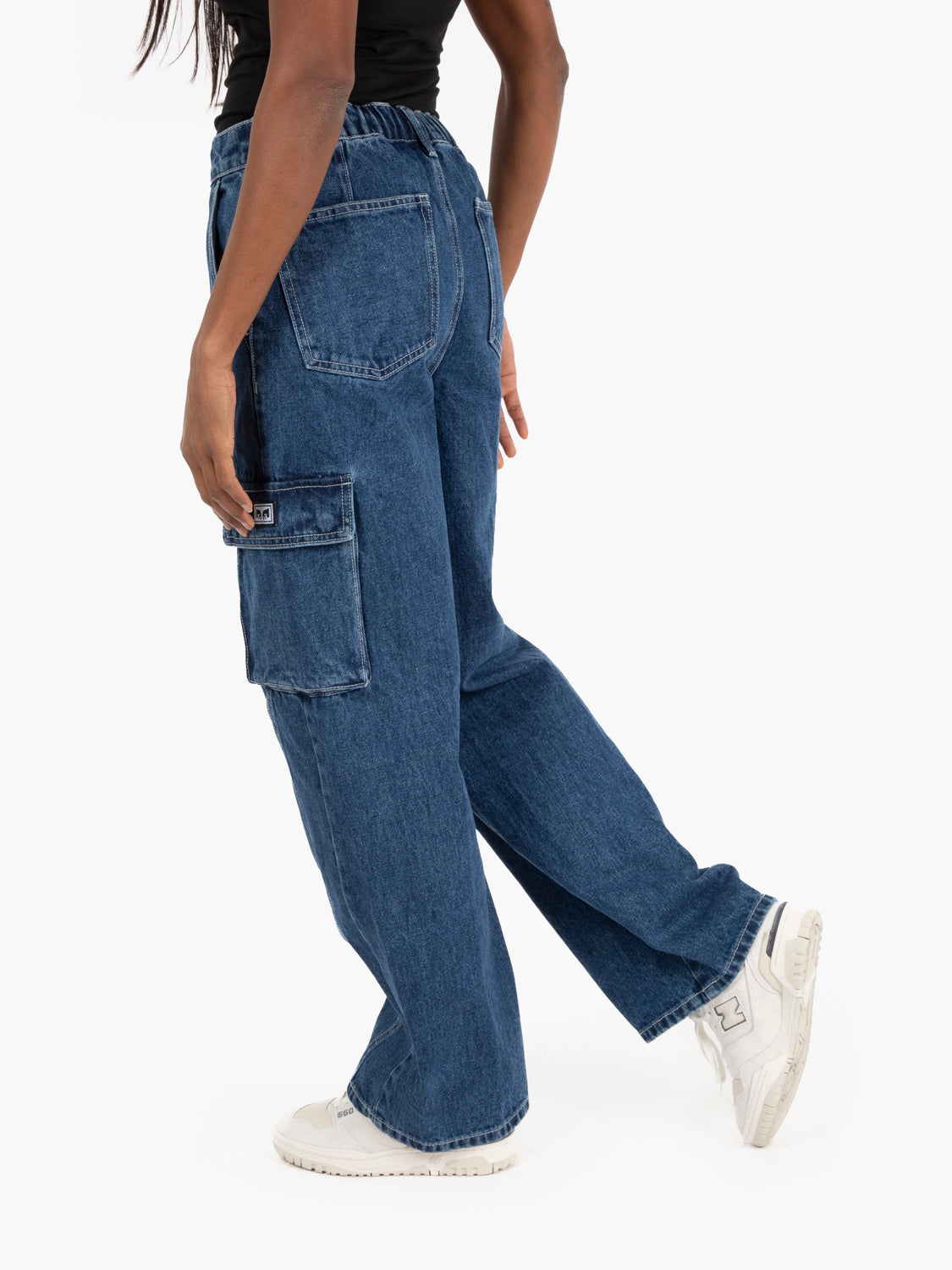 Jeans Search cargo stone wash indigo