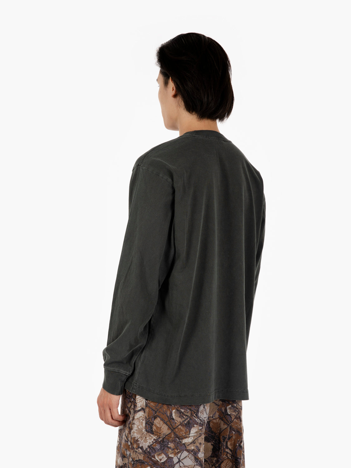 L/S lowercase pigment tee pirate black