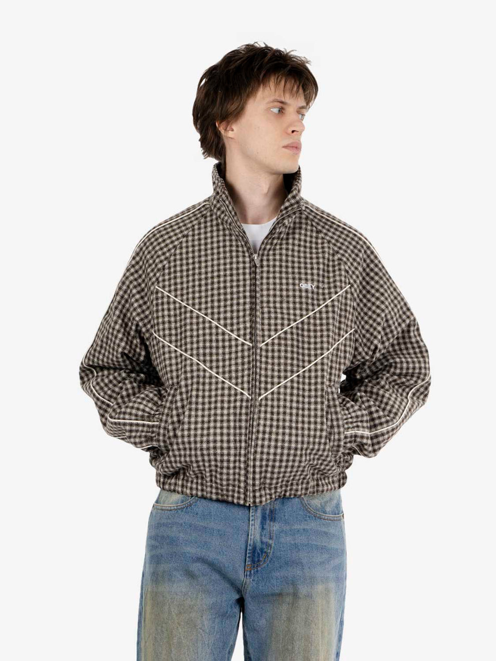 Leisure training jacket Abbey Stone Plaid