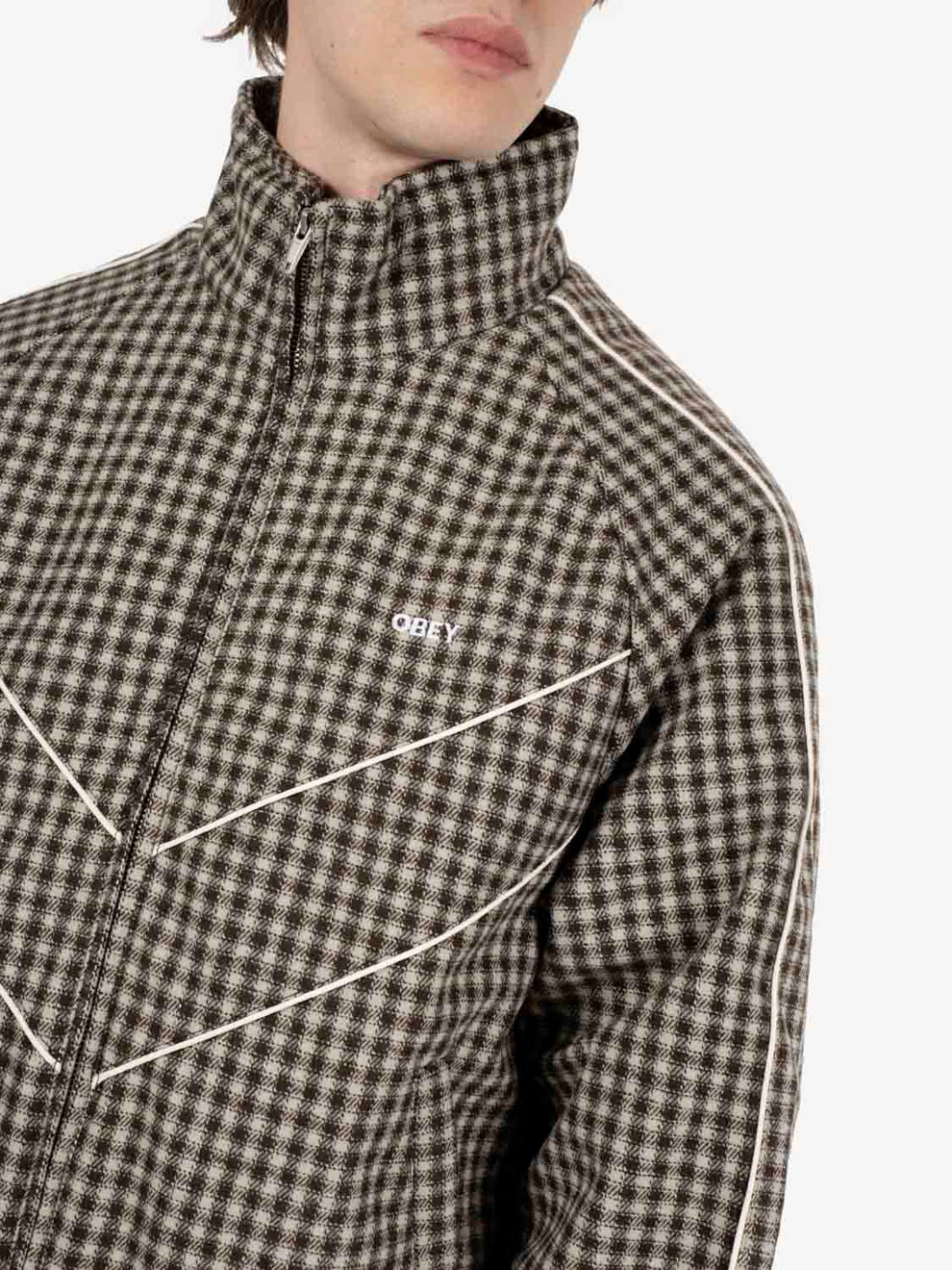 Leisure training jacket Abbey Stone Plaid