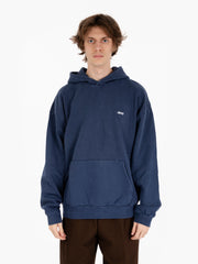 OBEY - Lowercase pigment hood fleece academy navy