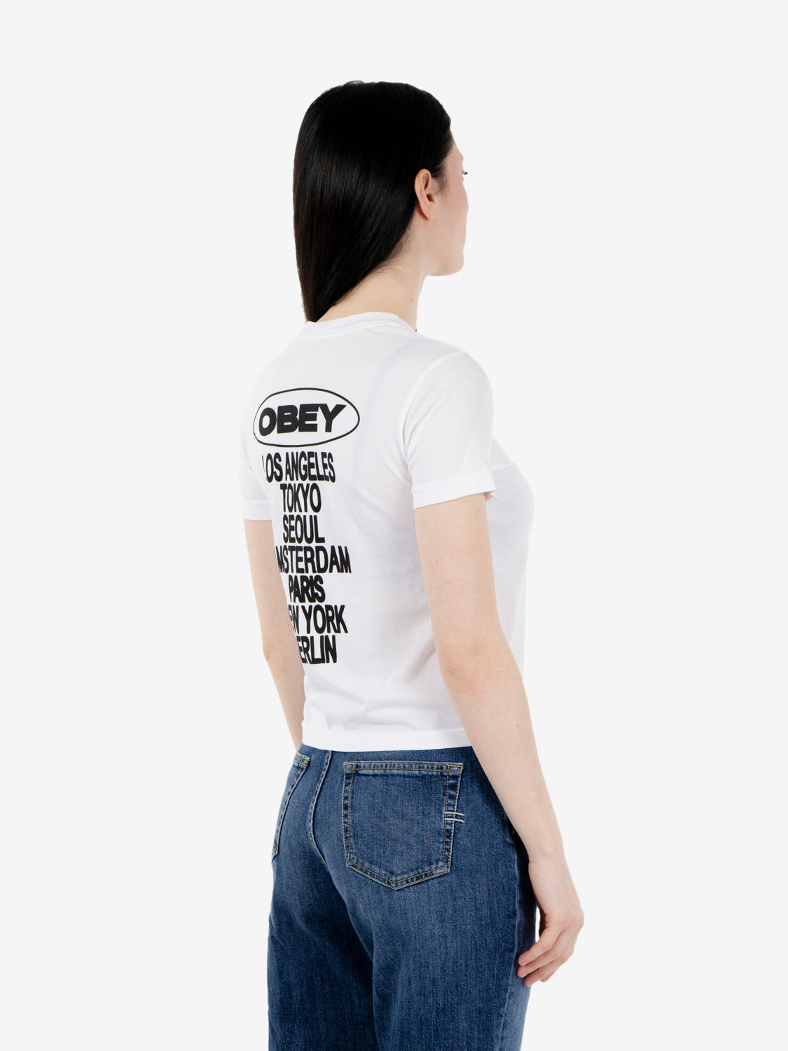 Obey Cities tee white