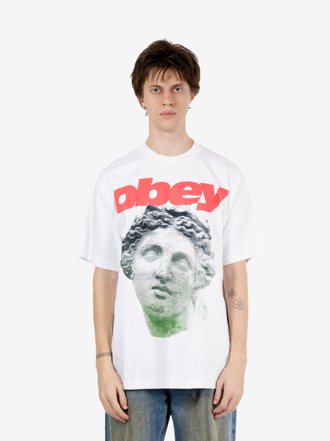 Obey Etruscan white tee
