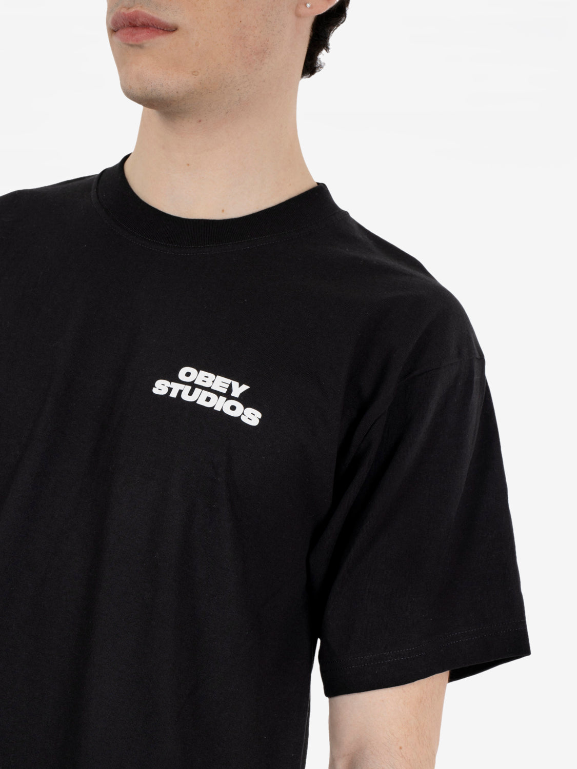 Obey Sky Face tee black