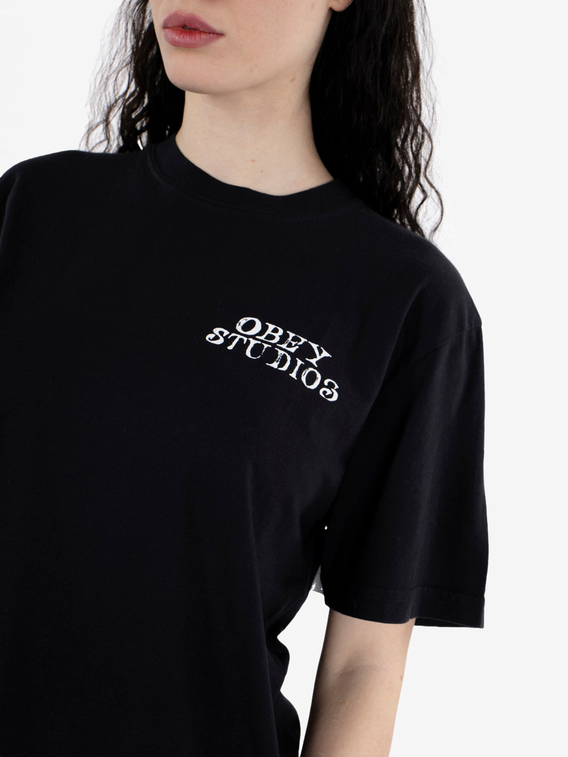 Obey Studio Stamp tee digital black