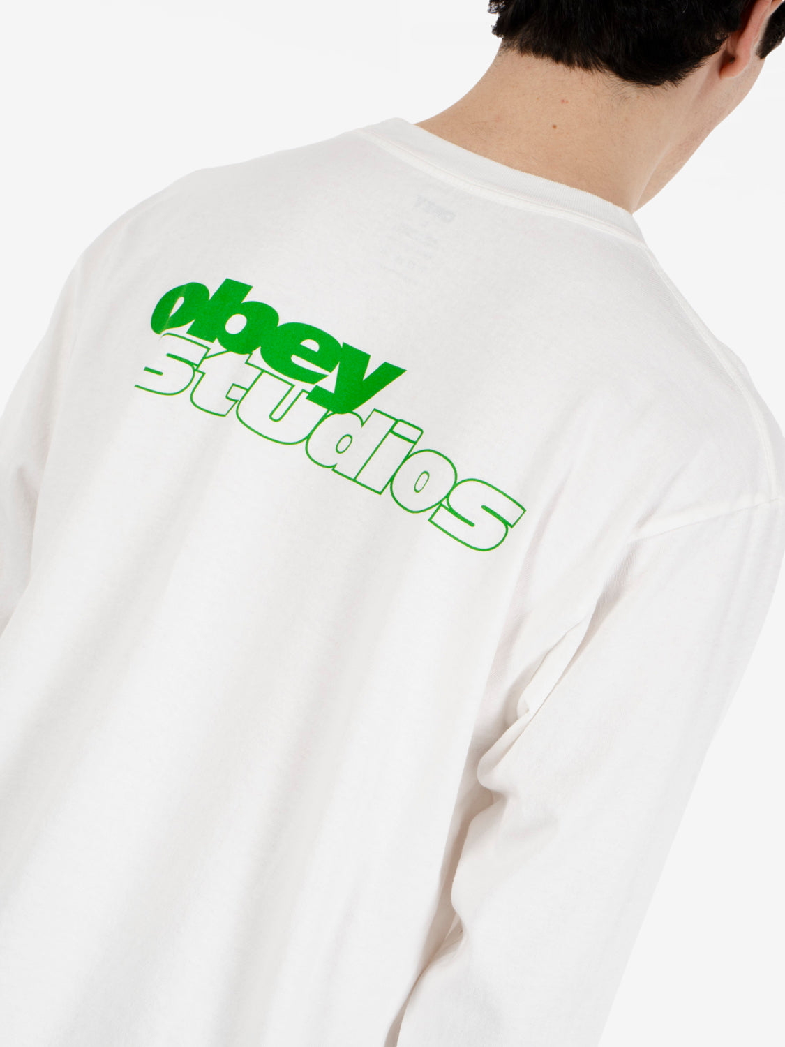 Obey Studios Sport tee pigment vintage white