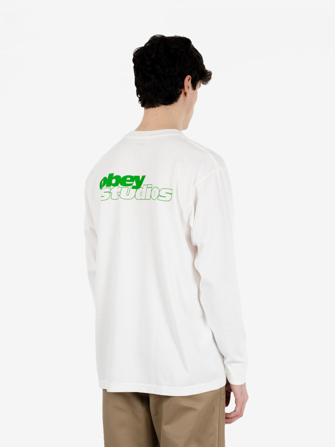 Obey Studios Sport tee pigment vintage white