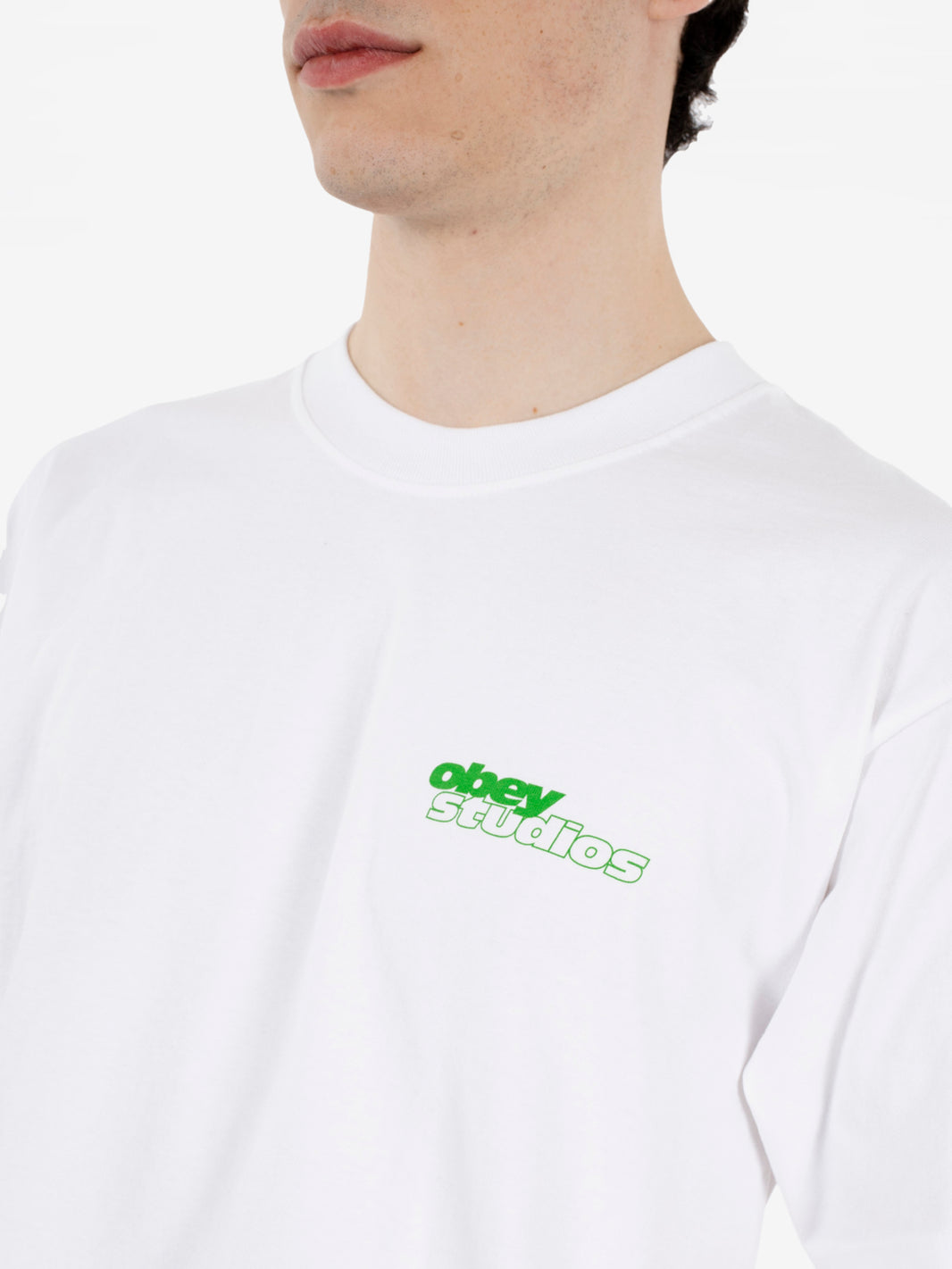 Obey Studios Sport tee white