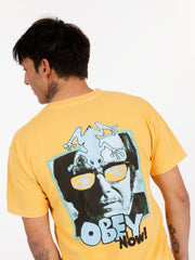 OBEY - Pigment t-shirt Now! sunflower