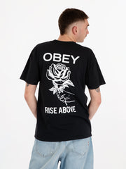 OBEY - Pigment t-shirt Rise Above classic vintage black
