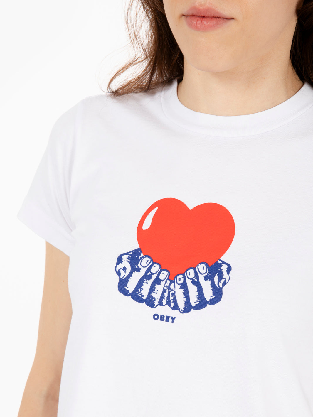 Pure Love tee white