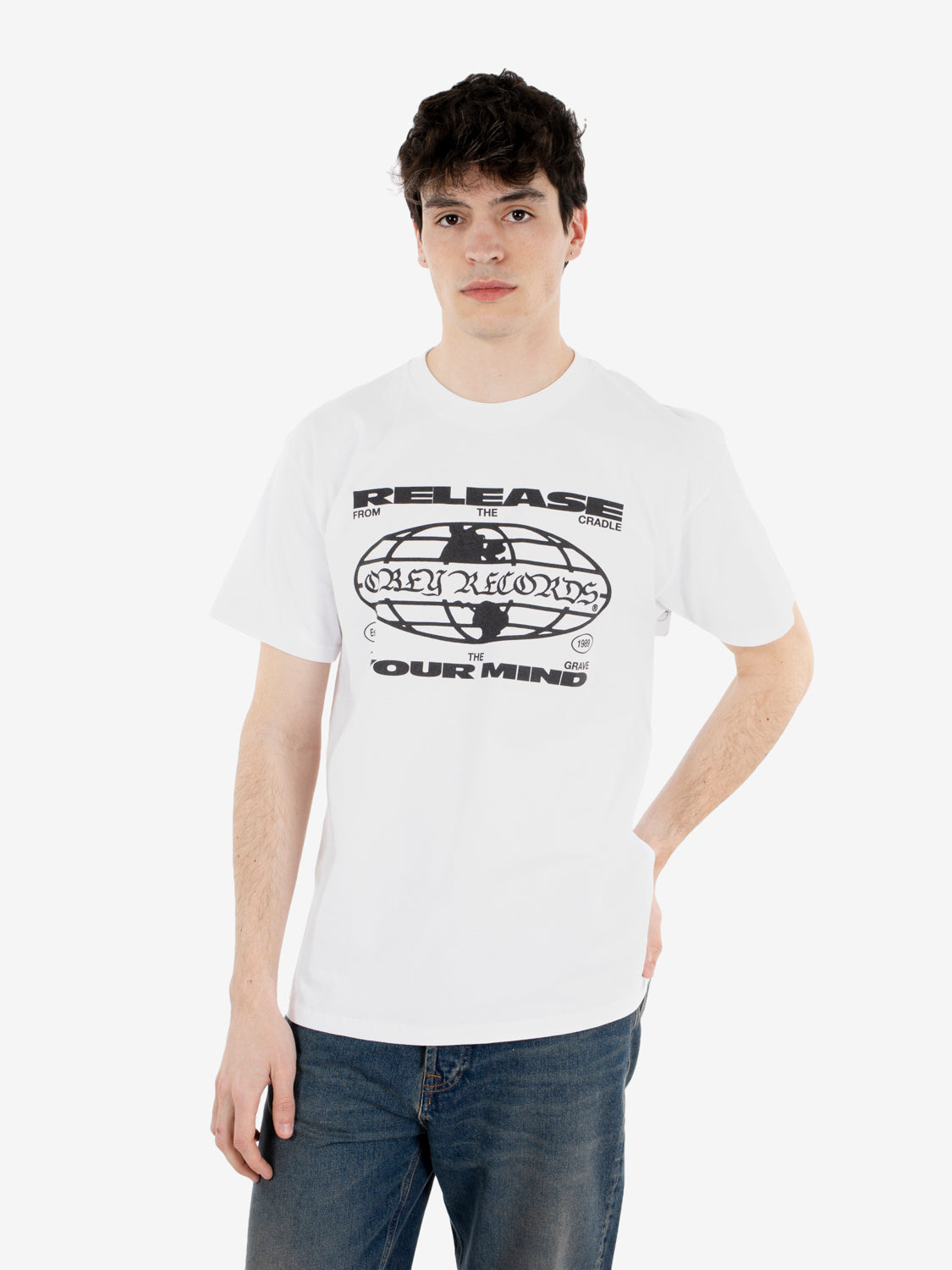 Release Your mind tee white