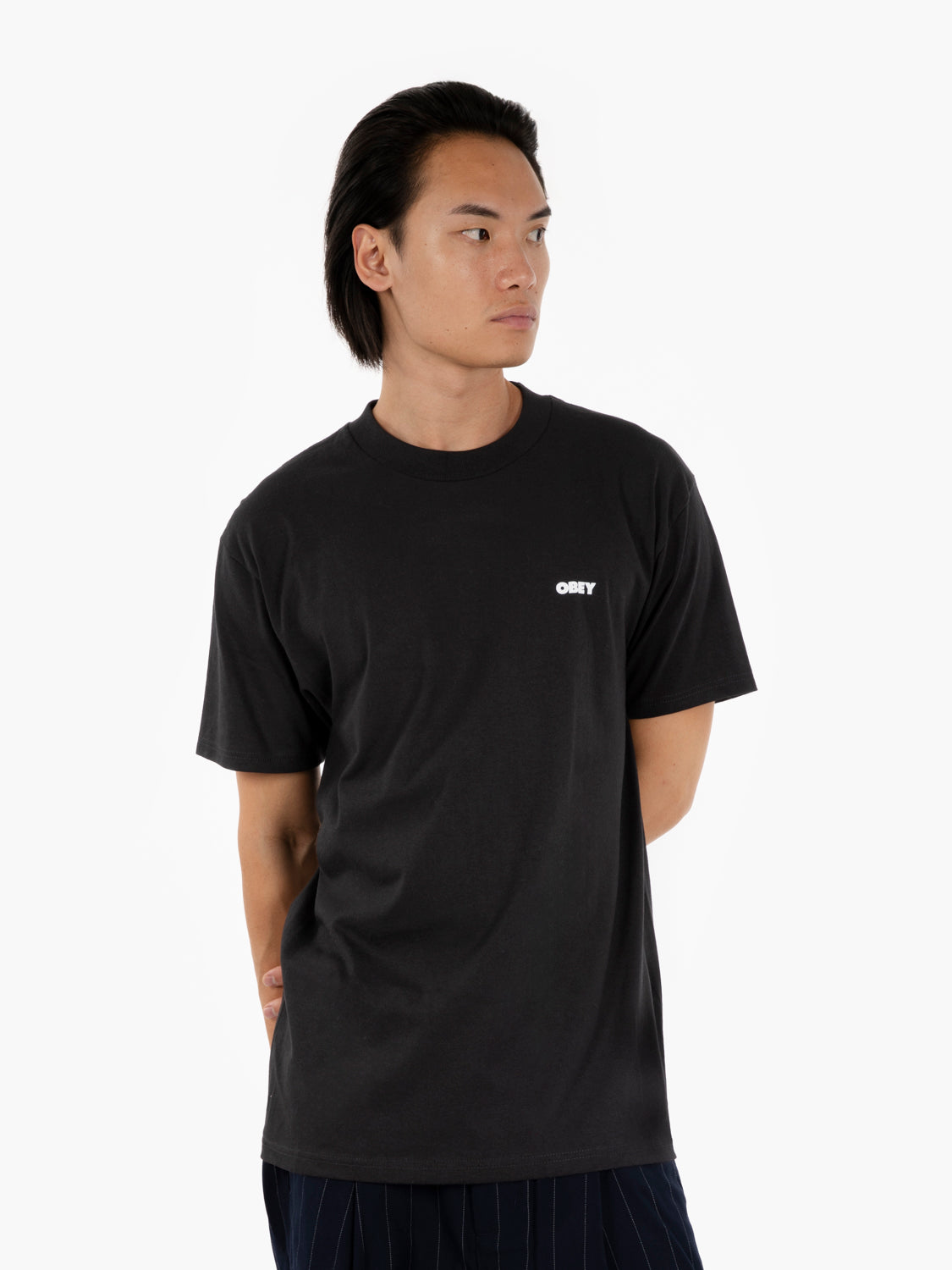S/S Art Studio Flowers tee black