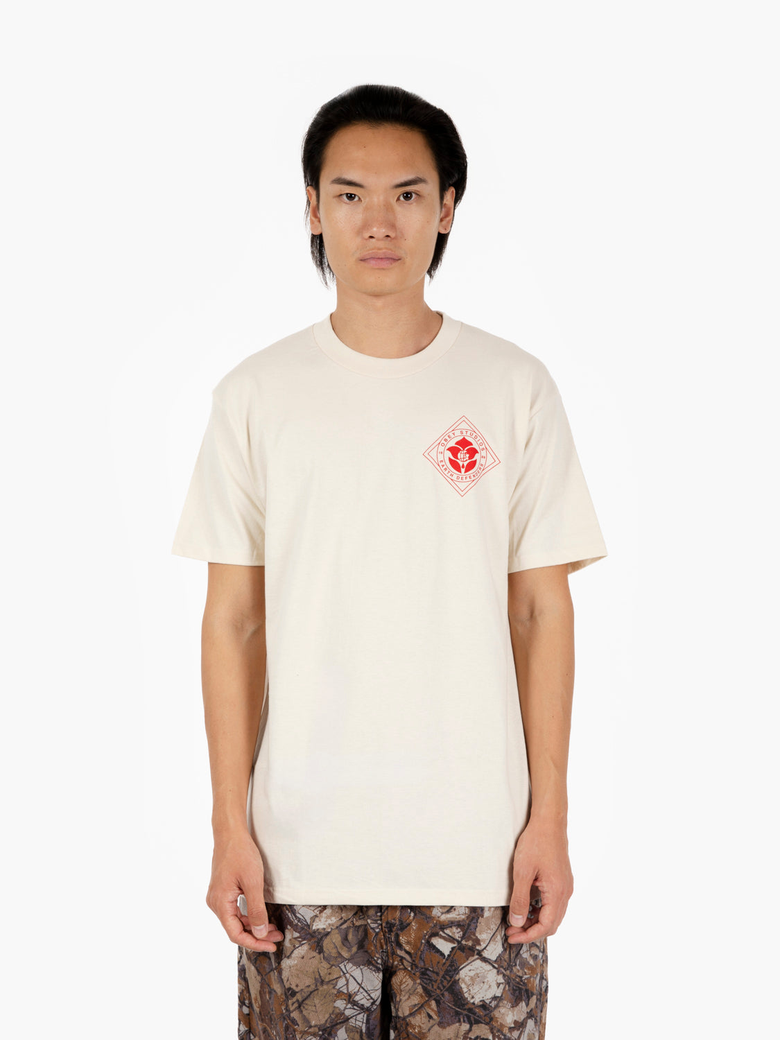 S/S Earth defenders tee cream