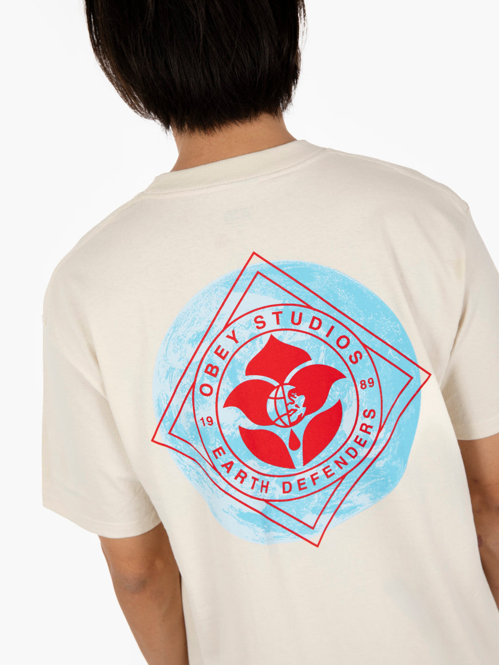 S/S Earth defenders tee cream