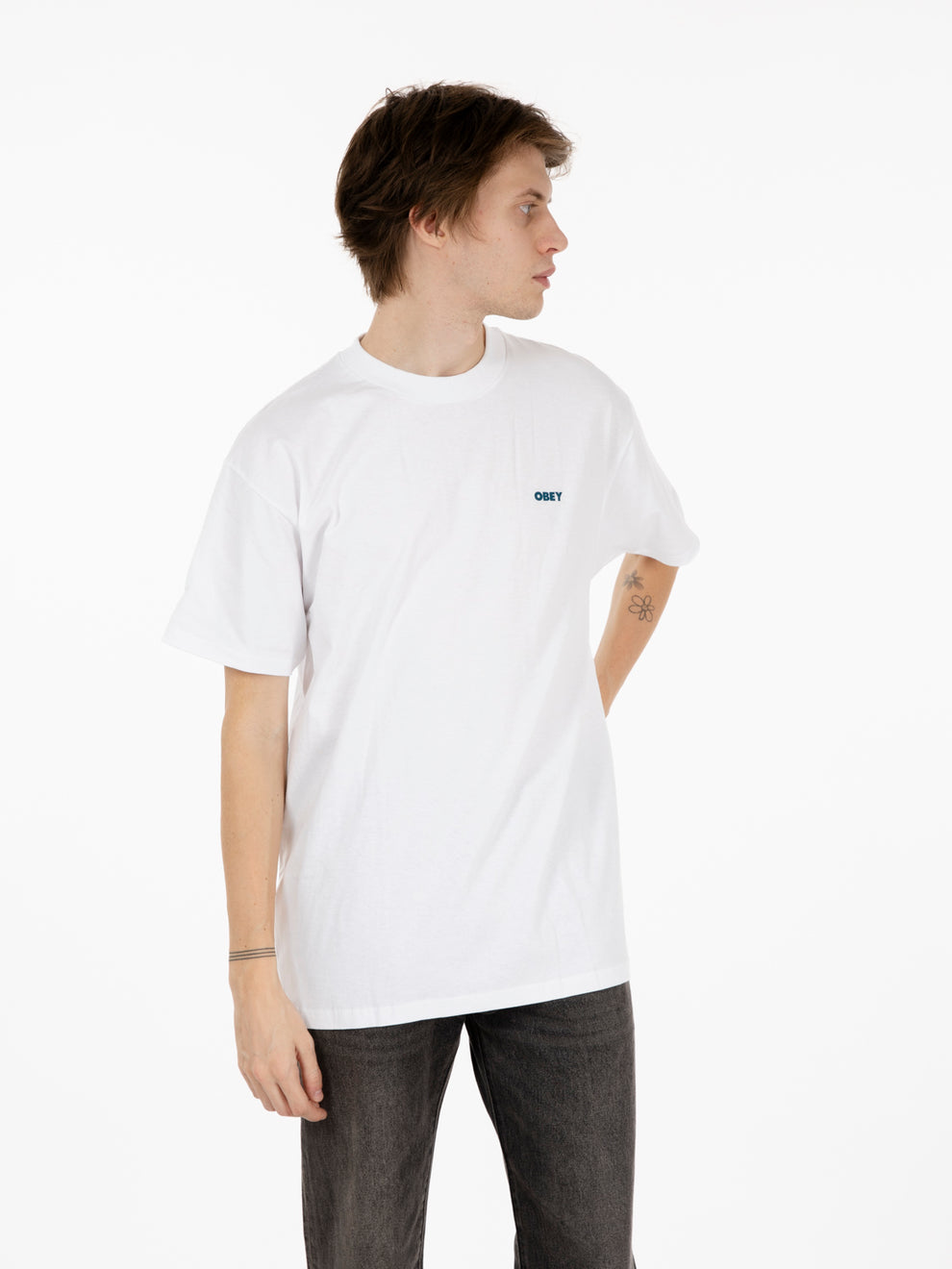 S/S Icon Eye wreath tee white