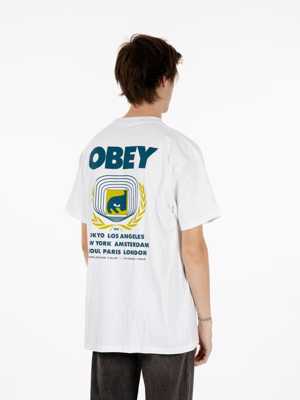 S/S Icon Eye wreath tee white