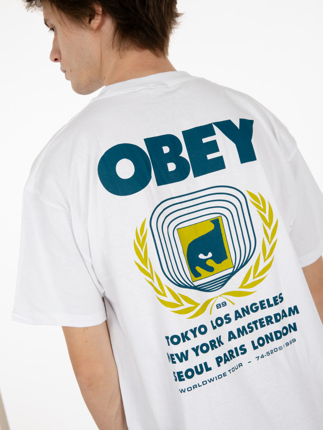 S/S Icon Eye wreath tee white