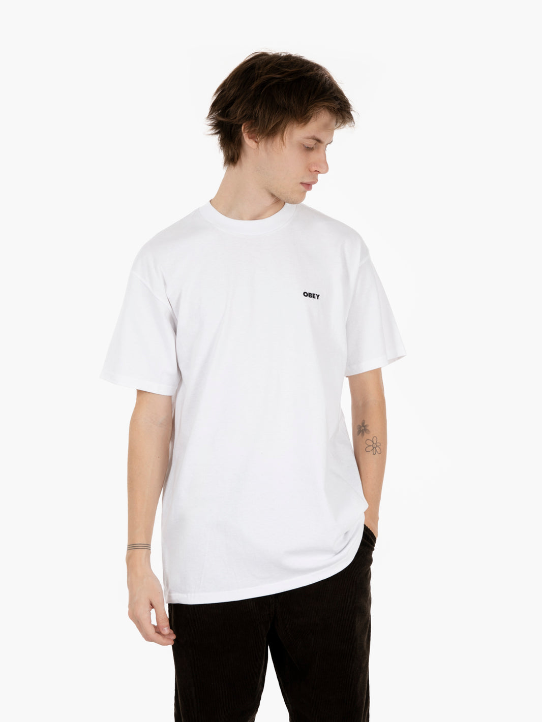 S/S Listen To The Best tee white