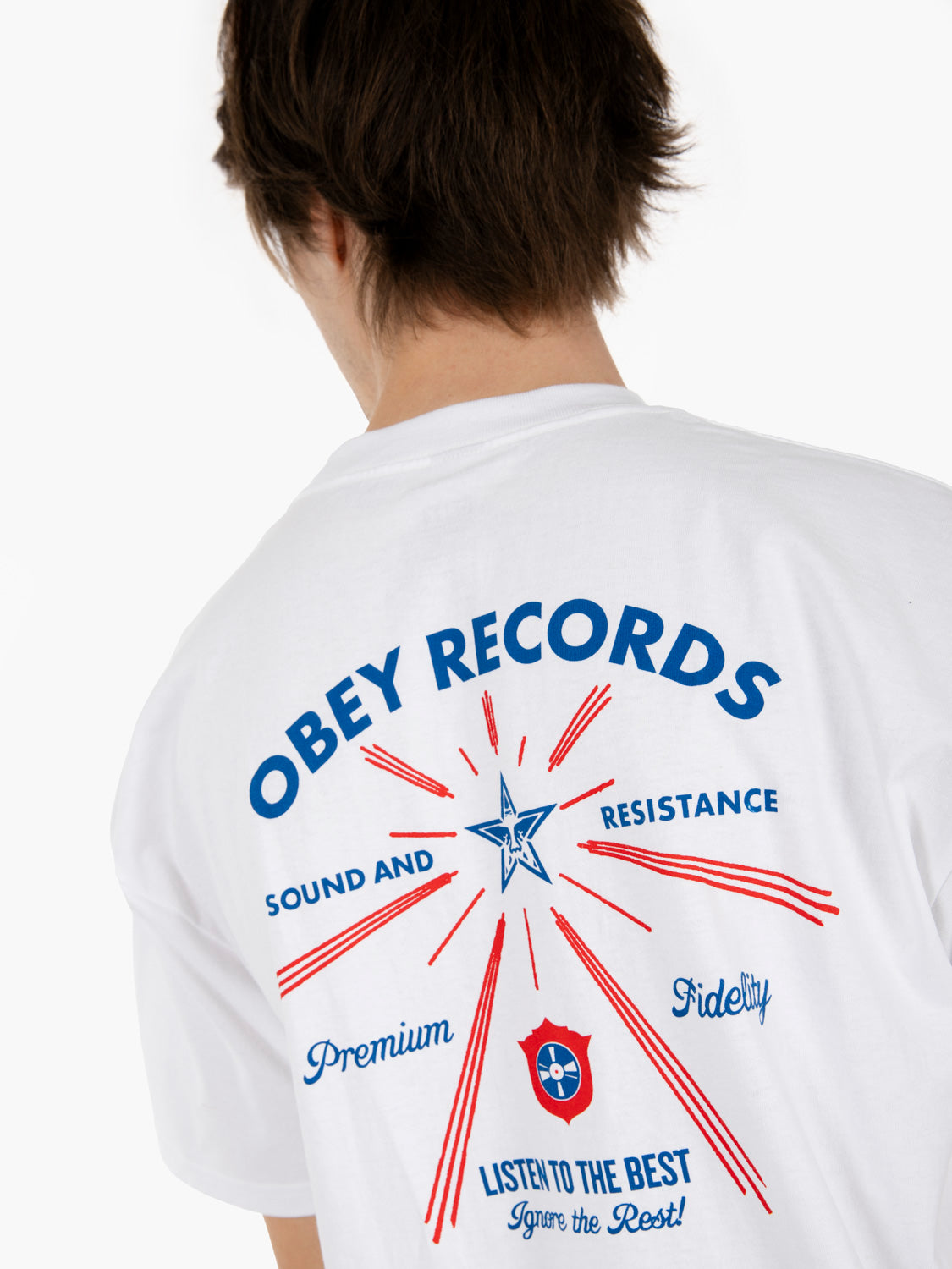 S/S Listen To The Best tee white