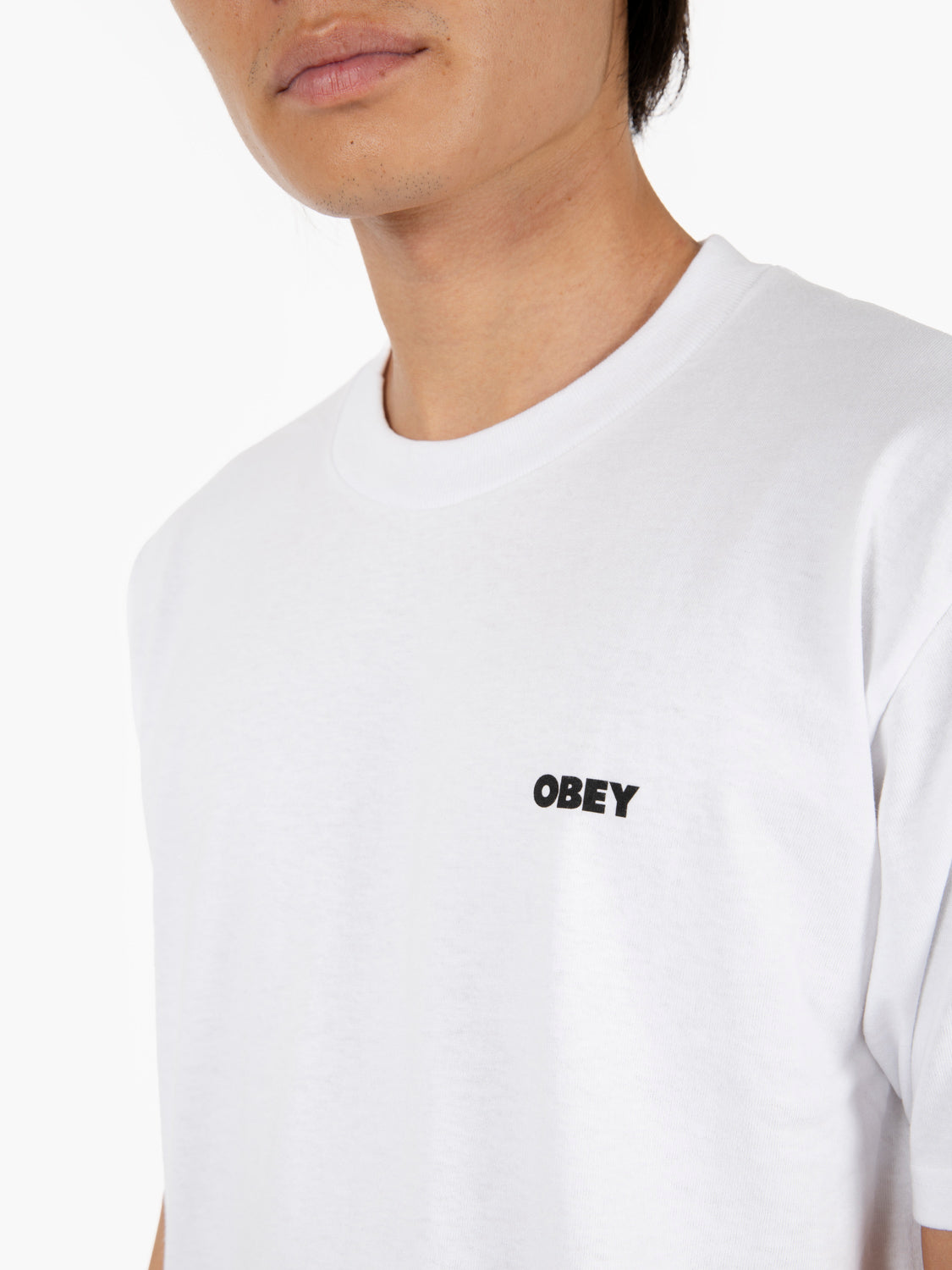 S/S Quarter icon tee white