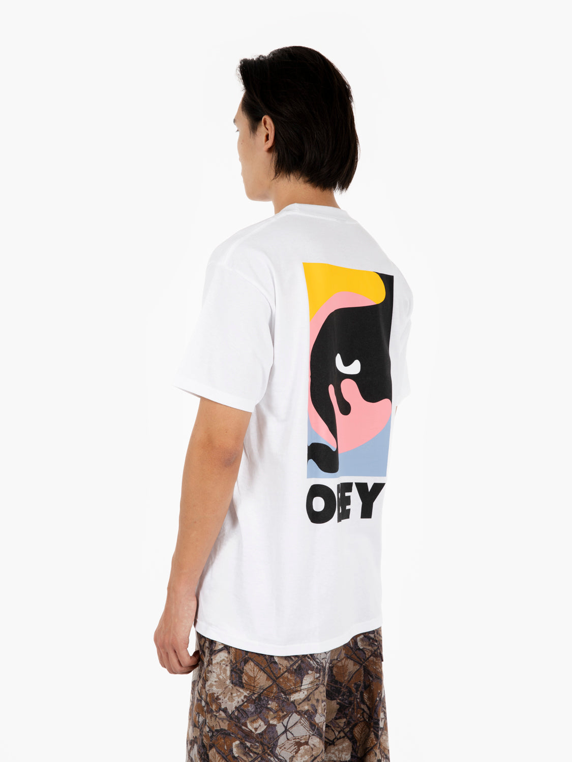 S/S Quarter icon tee white