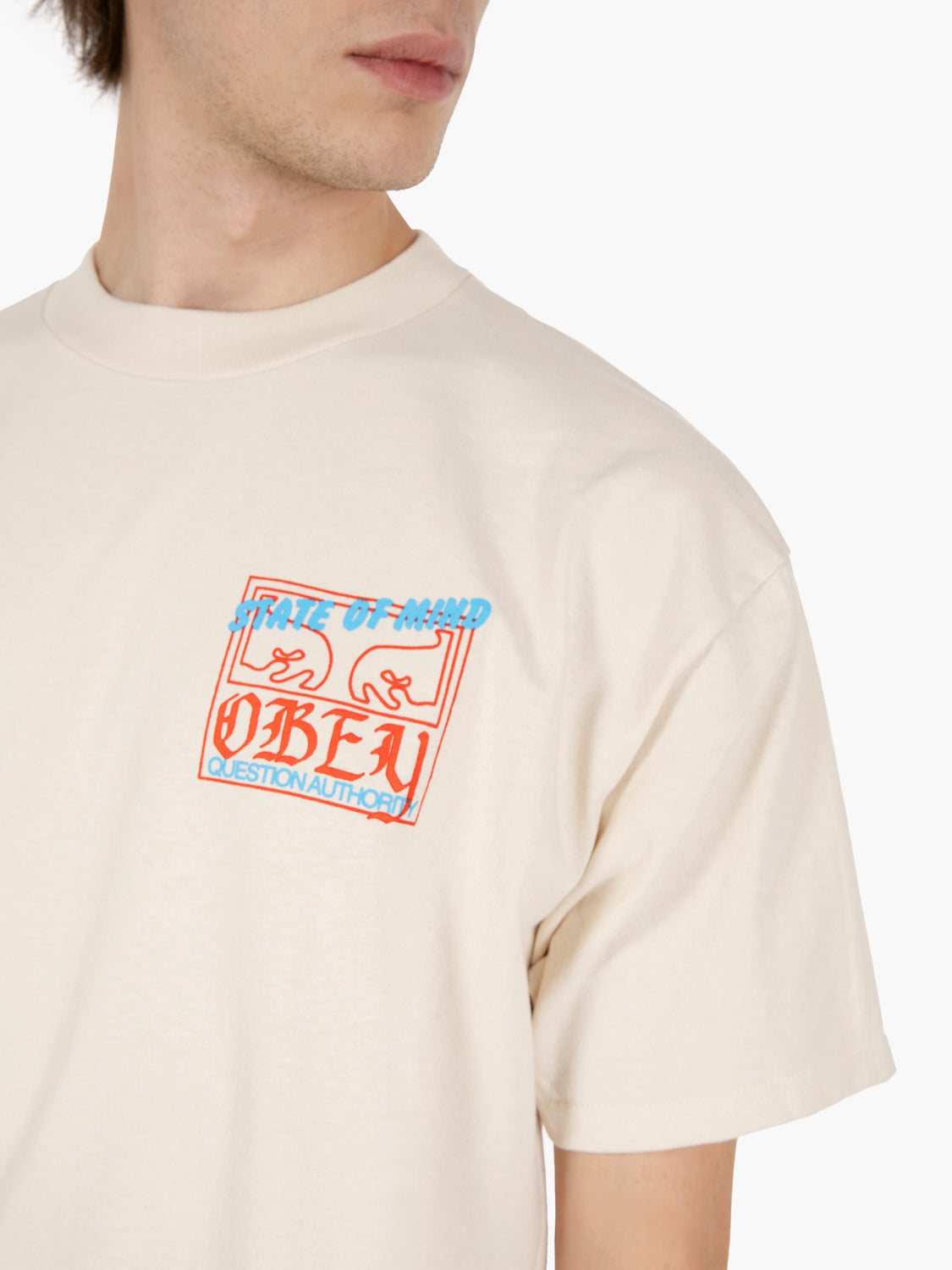 S/S State Of Mind tee cream