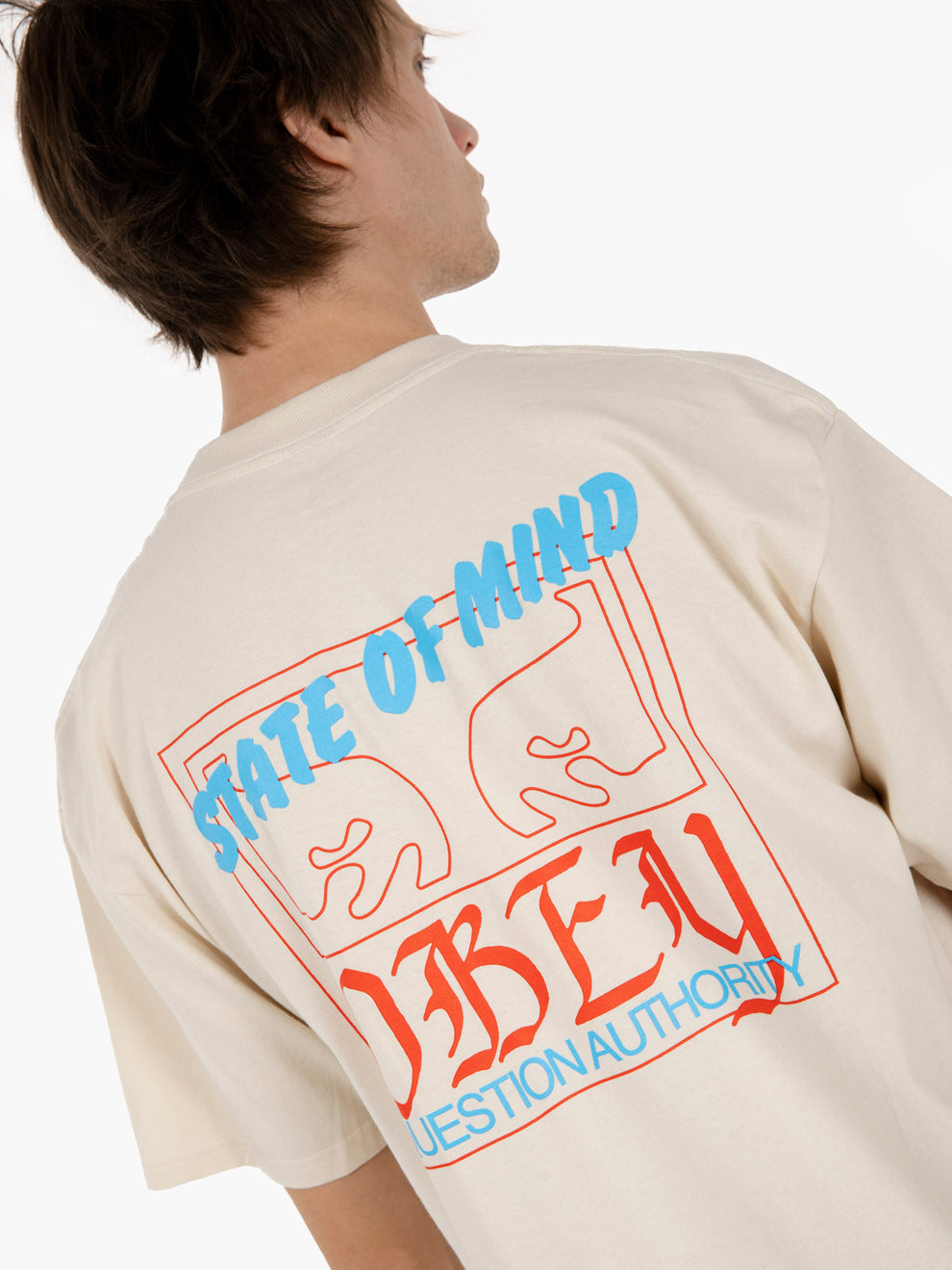 S/S State Of Mind tee cream